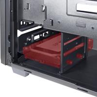 Inter-Tech C-303 Mirror Zwart - thumbnail