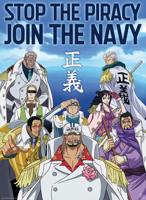 Poster One Piece - Marine Army 38x52cm - thumbnail