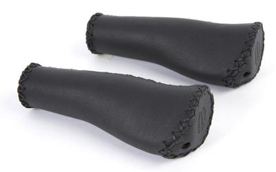 Velo handvat leer ergo 135/135mm zwart