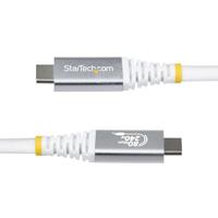 USB-kabel Startech CC150CM80GUSB4CABLEW Wit 1,5 m - thumbnail