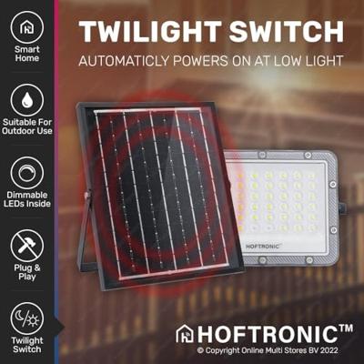 Helios Smart Solar Breedstraler - Vervangt 50 Watt - 410 lumen - 6500K - IP65 waterdicht - IK08 - Bestuurbaar via app - Google Home, Amazon Alexa en Siri - Schijnwerper op zonne energie Helios Smart Solar Breedstraler - Vervangt 50 Watt - 410 lumen - 6500K - IP65 waterdicht - IK08 - Bestuurbaar via app - Google Home, Amazon Alexa en Siri - Schijnwerper op zonne energie