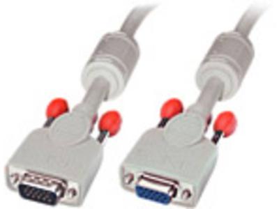 LINDY Verlengkabel VGA, lichtgrijs, 3 m
