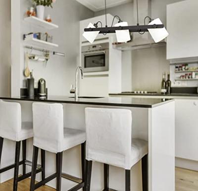 Eglo Strakke eetkamer hanglampHornwood 1 3-lichts zwart met wit - 43426 - thumbnail