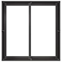 Plantenbak 80x80x40 cm koudgewalst staal zwart - thumbnail