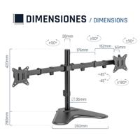 Muursteun voor tv met arm iggual SSM02 - thumbnail
