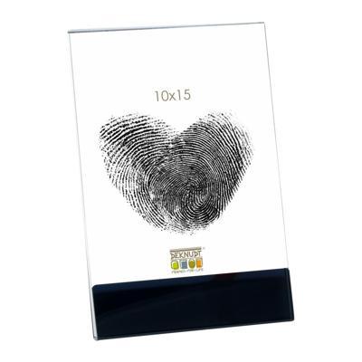 Deknudt Fotohouder in zwart met staander 10x15 S58SG2