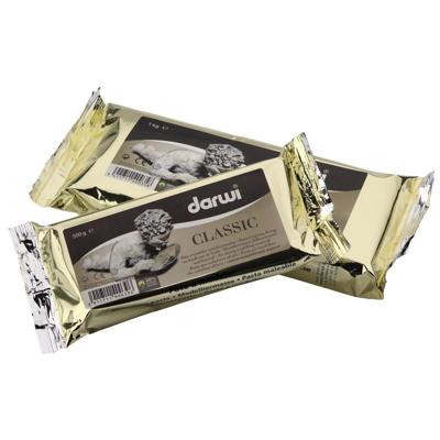 Darwi boetseerpasta Classic, pak van 1 kg, wit Darwi boetseerpasta Classic, pak van 1 kg, wit