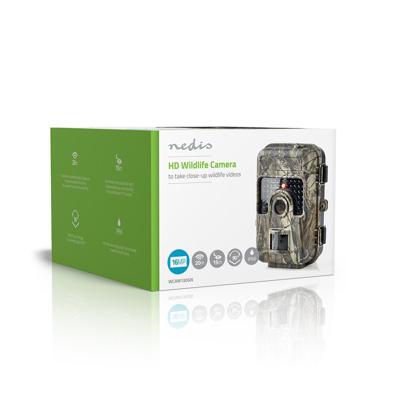 Wildcamera | 1080p@30fps | 24.0 MPixel | 3 MP Color CMOS | IP66 | Zwart No-Glow IR | Nachtzicht | Kijkhoek: 90 ° | Bewegingssensor | Detectiehoek: 60 ° | Detectiebereik: 20.0 m