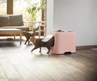 ROTHO - Kattenbak 57 x 39 x 40 cm - toiletbox - roze - thumbnail
