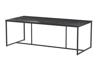 Quatro Tafelframe Antracite met Ceramic Marble tafelblad 220 x 95 cm 4SO - 4so Quatro Tafelframe Antracite met Ceramic Marble tafelblad 220 x 95 cm 4SO - 4so