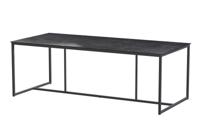 Quatro Tafelframe Antracite met Ceramic Marble tafelblad 220 x 95 cm 4SO - 4so - thumbnail