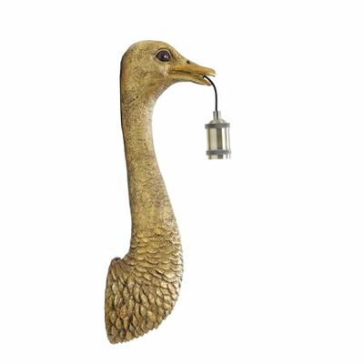 Light & Living Wandlamp 'Ostrich', 57.5cm, kleur Antiek Brons