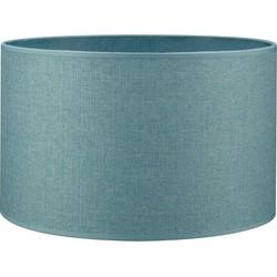 Home sweet home canvas lampenkap 35 petrolblauw