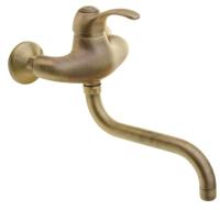 Inbouw Wastafelmengkraan Sapho Kirké 1-hendel Uitloop Gebogen 20 cm Brons - thumbnail