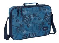 Schoolrugzak Safta New edition Marineblauw 38 x 28 x 6 cm - thumbnail