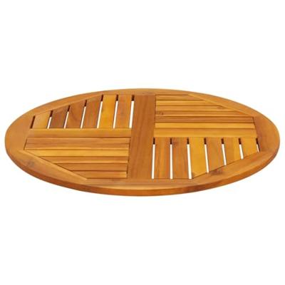 Tafelblad rond 70x2 cm massief acaciahout Tafelblad rond 70x2 cm massief acaciahout