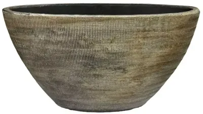 HS Miami bloempot ovaal 35x16x19cm bruin