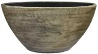 HS Miami bloempot ovaal 35x16x19cm bruin - thumbnail