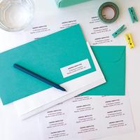 Apli witte etiketten ft 70 x 37 mm (b x h), 2.400 stuks, 24 per blad (1273) - thumbnail