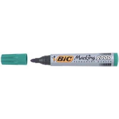 Bic permanent marker 2000-2300 groen, schrijfbreedte 1,7 mm, ronde punt