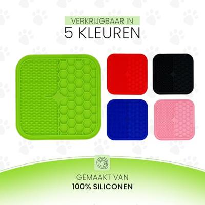 Eat Slow Live Longer Lick Mat Duo M Groen