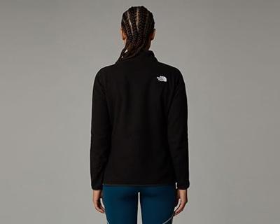 The North Face 100 Glacier 1/4 Zip Fleece Dames TNF Black/NPF XL