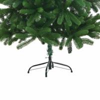 VidaXL Kerstboom met 150 led met standaard groen 150 cm pe - thumbnail