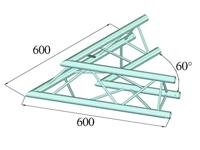 ALUTRUSS DECOLOCK DQ3-PAC20 2-way Corner 60Â° - thumbnail