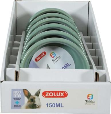 ZOLUX NEOLIFE VOERBAK KONIJN KERAMIEK GROEN 150 ML