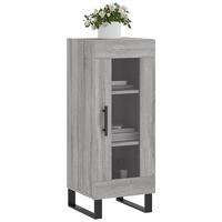 Dressoir 34,5x34x90 cm bewerkt hout grijs sonoma eikenkleurig - thumbnail
