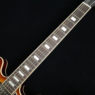 Gibson Original Collection ES-335 Figured Iced Tea semi-akoestische gitaar met koffer - thumbnail