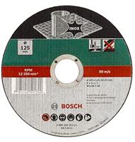 Bosch Accessoires Doorslijpschijf Inox | 125 X1,6 | Recht - 2609256323 - thumbnail