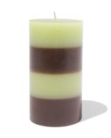 HEMA Stompkaars ⌀7x13cm strepen bruin-groen (groen) - thumbnail