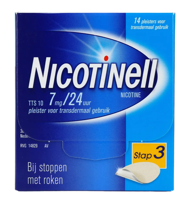 Nicotinell Pleisters 7 mg - voor stoppen met roken - thumbnail