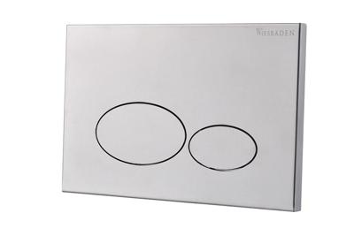 Drukplaat Voor Inbouwreservoir Wiesbaden X32 Metal Geborsteld Staal