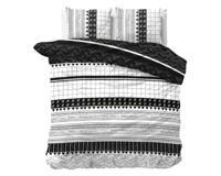 Sleeptime - Artic Stripe Dekbedovertrek Katoen - Wit - 200 x 220 - thumbnail