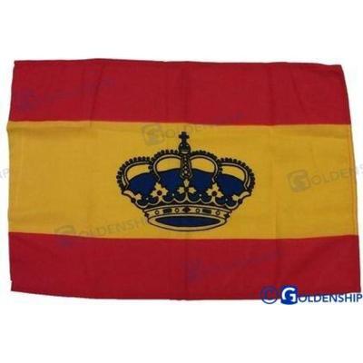 GS73327 - SPAANSE VLAG 30X45 MET KROON