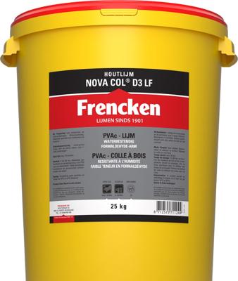 Frencken houtlijm - NOVA COL - D3 - 25 kg emmer