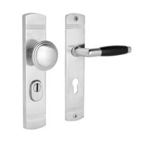 De Oude Deurklink Retro buitendeurbeslag knop/klink PC72 mat nikkel - thumbnail