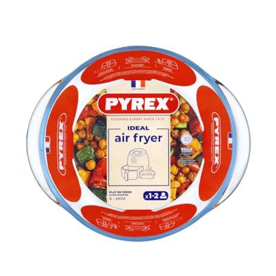 Airfryerschaal - PYREX - 1450140 - Rond - Borosilicaatglas - 20 cm