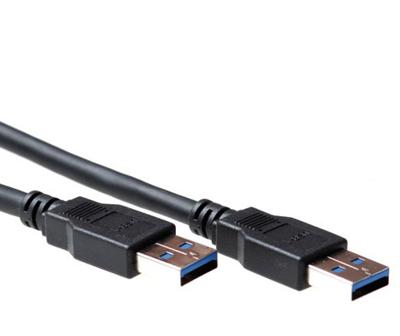 ACT SB0002 USB A 3.1 Gen1 (3.0) Aansluitkabel male/male - 5 meter