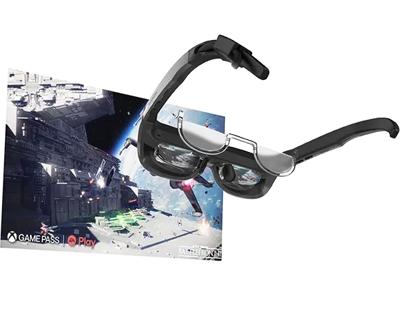 Lenovo Legion Glasses | Augmented Reality-bril | Stereo Audio | Micro OLED | 60Hz | Plug & Play | USB-C | zwart