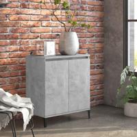 Dressoir 60x35x70 cm bewerkt hout betongrijs - thumbnail