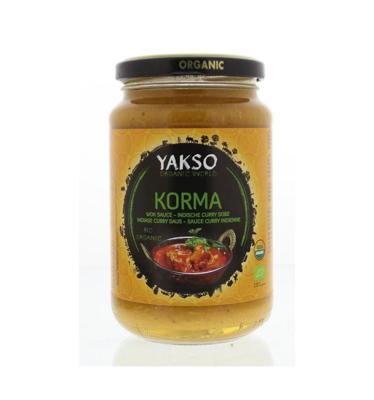 Yakso Roerbaksaus korma bio 350 Gram