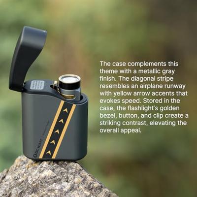 OLight Baton 4 Premium Edition (Fighter Pilot) Zaklamp 1300 lm