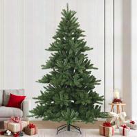 Kunstmatige Inklapbare Kerstboom Groen 240 cm PVC, staal - thumbnail