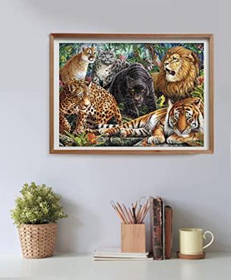 Clementoni puzzel wilde katachtigen, 500st.