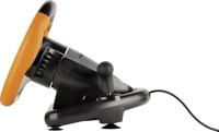 SpeedLink DRIFT O.Z. Racing Wheel Stuurwiel USB PC Zwart, Oranje Incl. pedaal - thumbnail