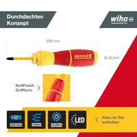 Wiha 44318 | E-schroevendraaier speedE® II electric | 7-dlg | met slimBits | accu&apos;s en USB-oplader in L-Boxx Mini - 44318 - thumbnail