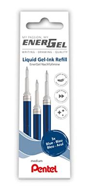Gelschrijvervulling pentel lr7 energel m 3st blauw | 12 stuks